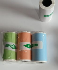 Alternative view of Mini drukarka termiczna Bluetooth różowa LX-D3 + rolki papieru