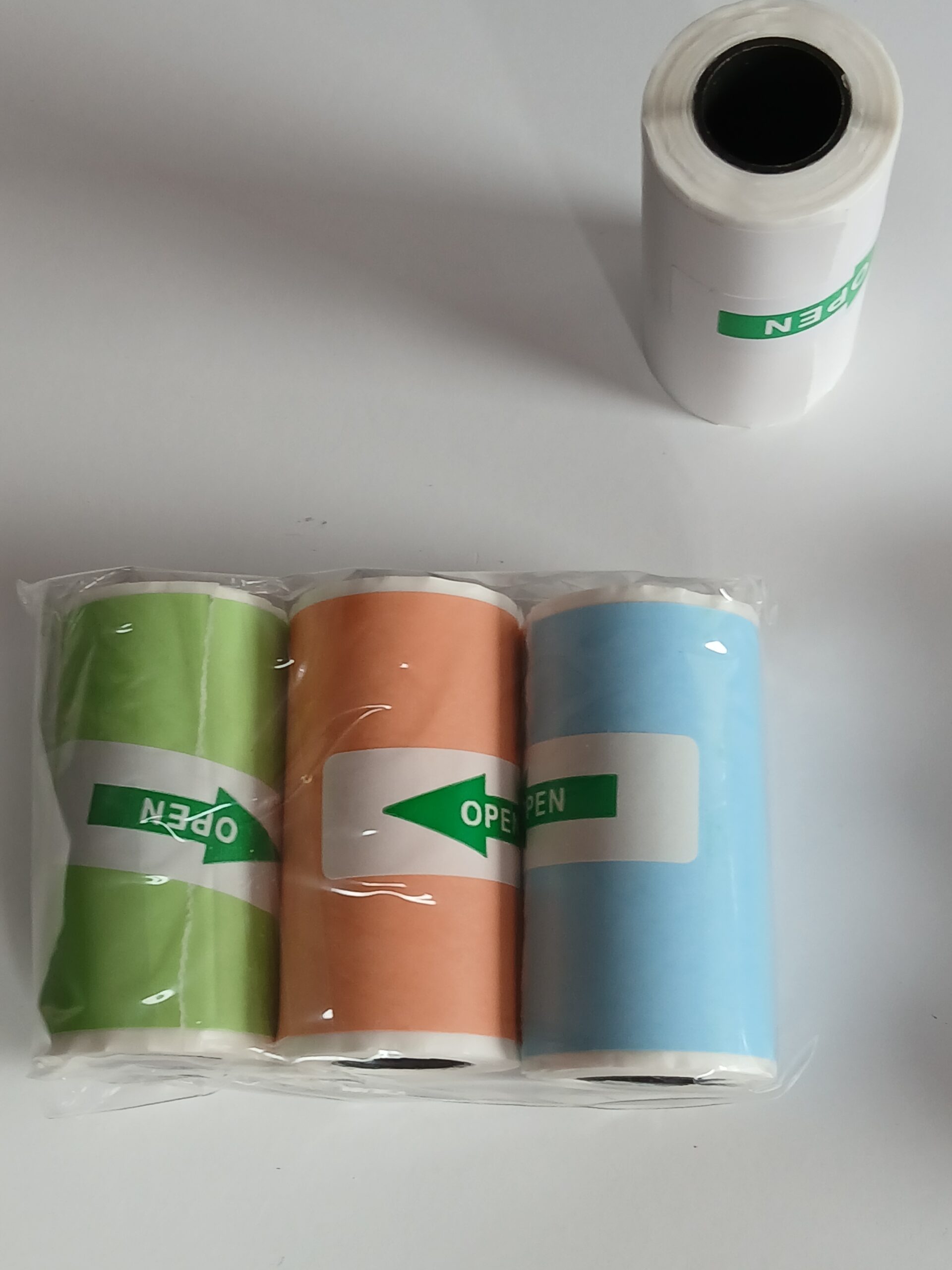 Mini drukarka termiczna Bluetooth różowa LX-D3 + rolki papieru - obrazek 2