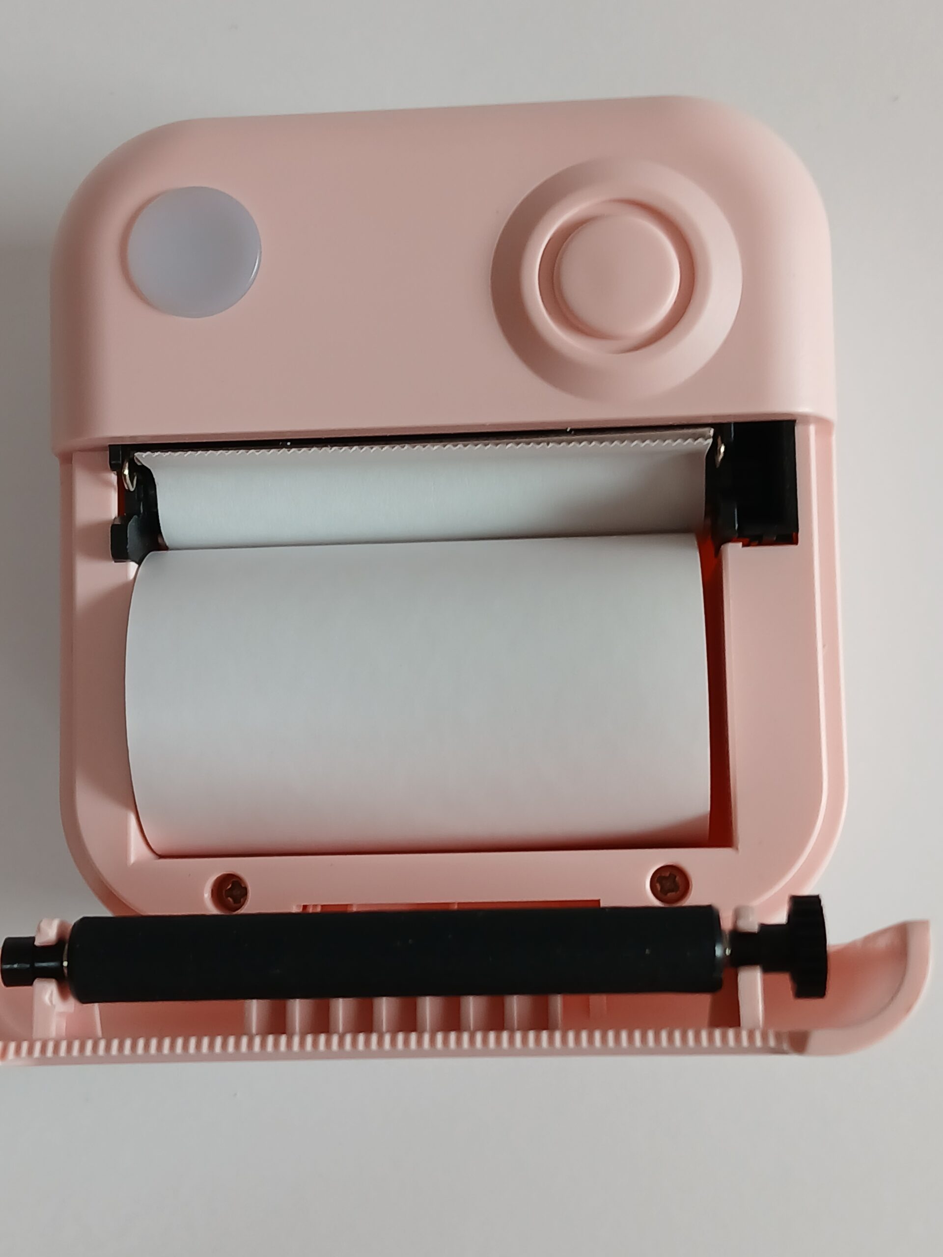 Mini drukarka termiczna Bluetooth różowa LX-D3 + rolki papieru - obrazek 5