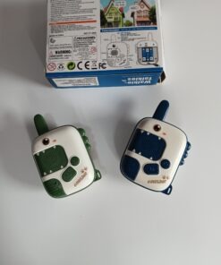 Walkie-Talkie dla dzieci dinozaury zestaw 2 krótkofalówek
