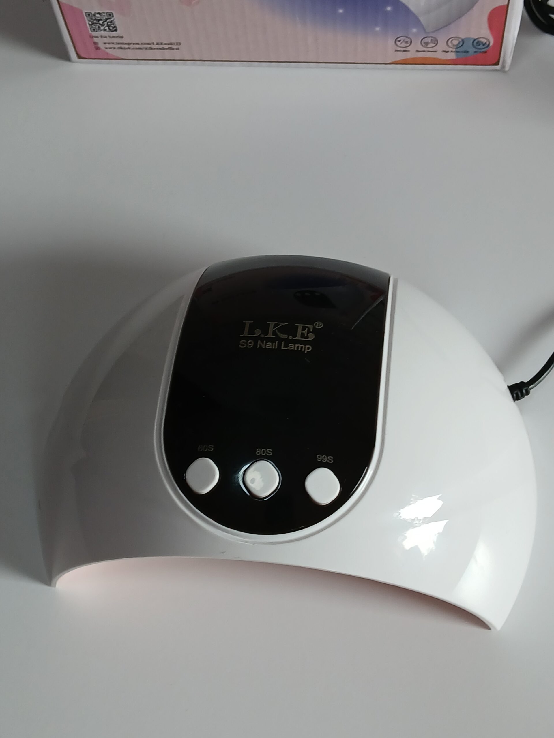 Lampa do paznokci LED UV LKE S9 do manicure hybrydowego - obrazek 3