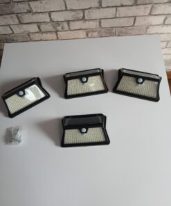 Lampki solarne zewnętrzne LED Ouila T-283 (zestaw 4 sztuk) czujnik ruchu
