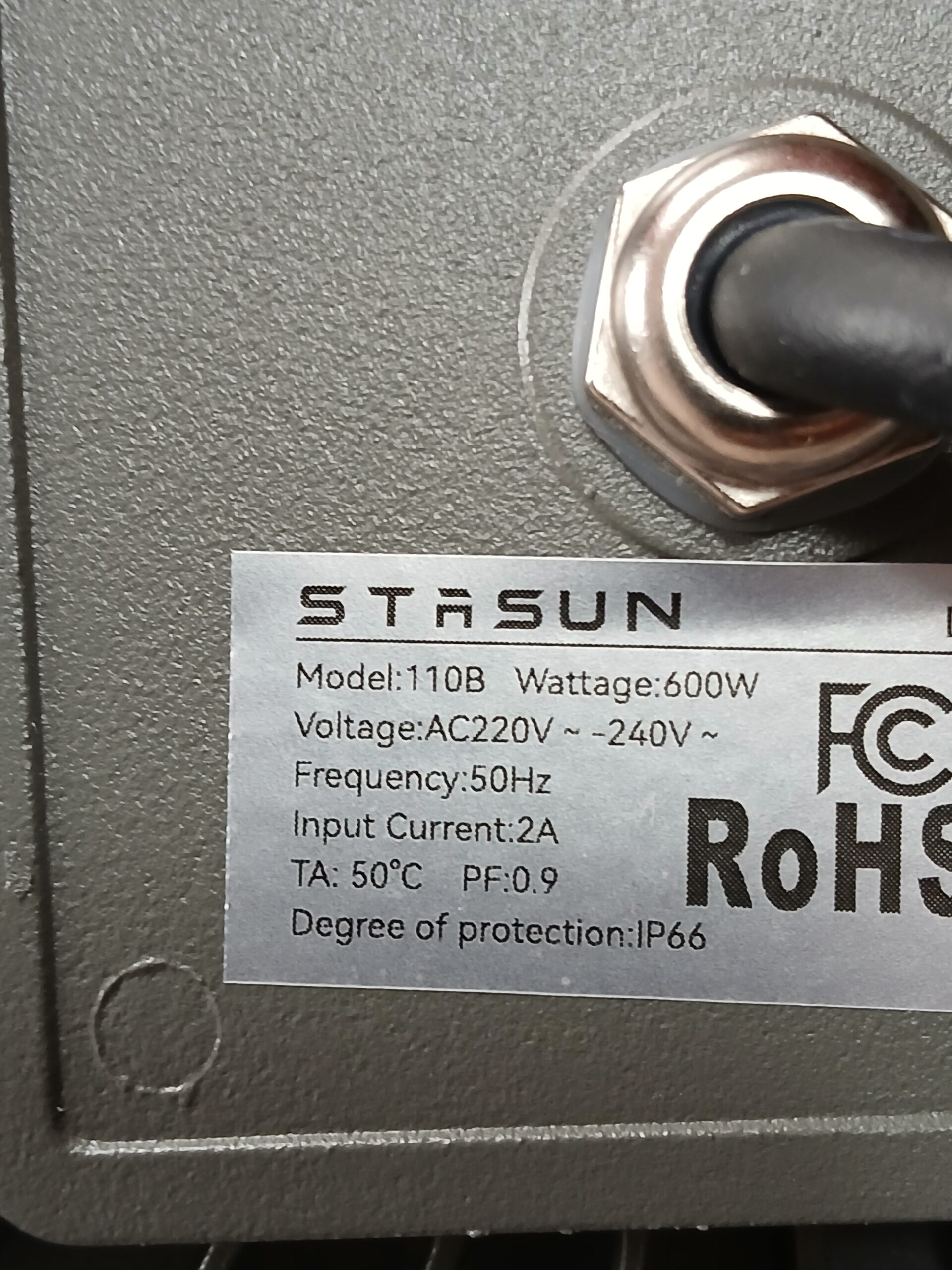 Naświetlacz LED Stasun 600W (3x200W) halogen zewnętrzny IP66 - obrazek 7