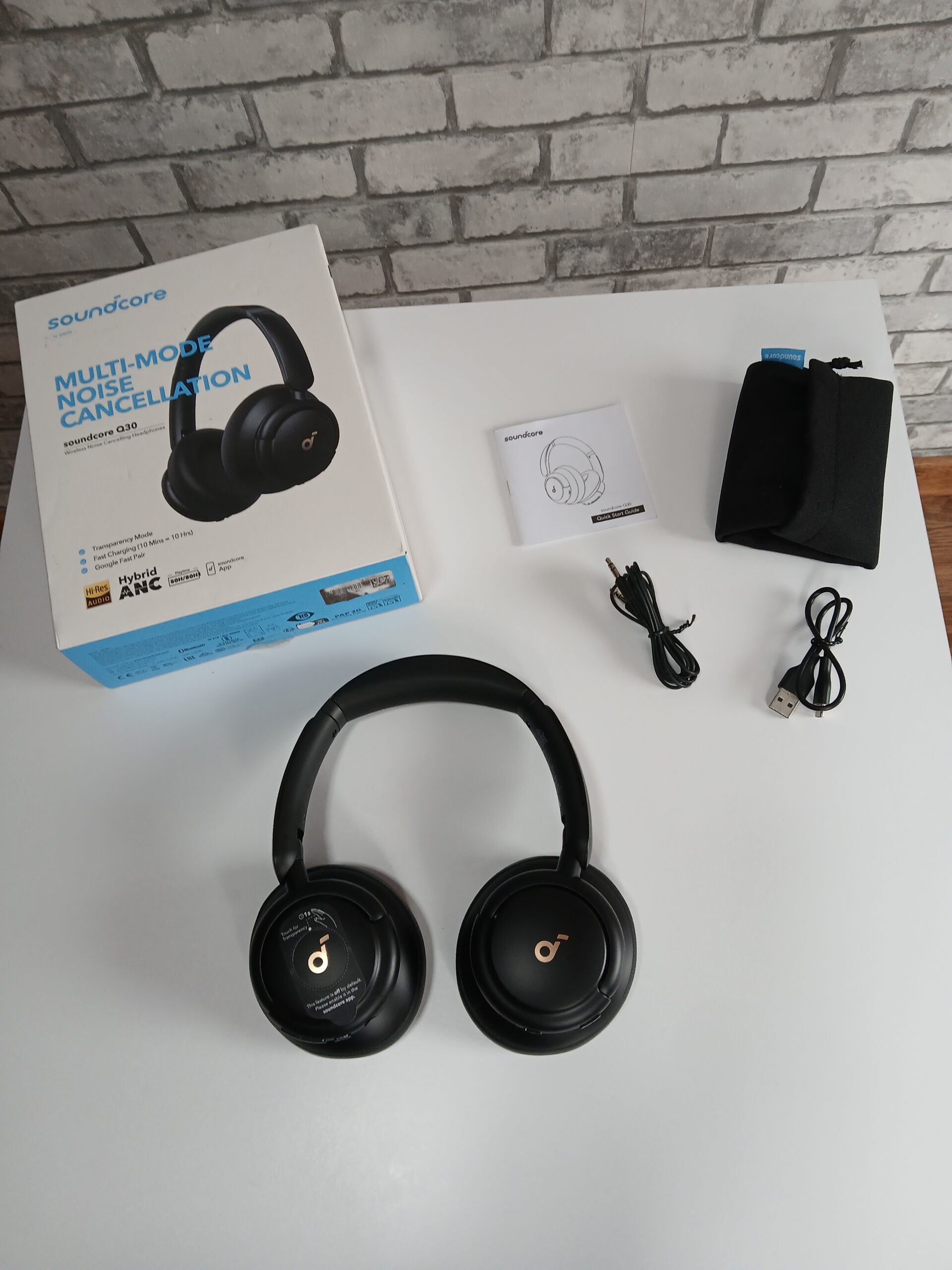 Słuchawki bezprzewodowe Anker Soundcore Life Q30 ANC Hi-Res czarne - obrazek 2