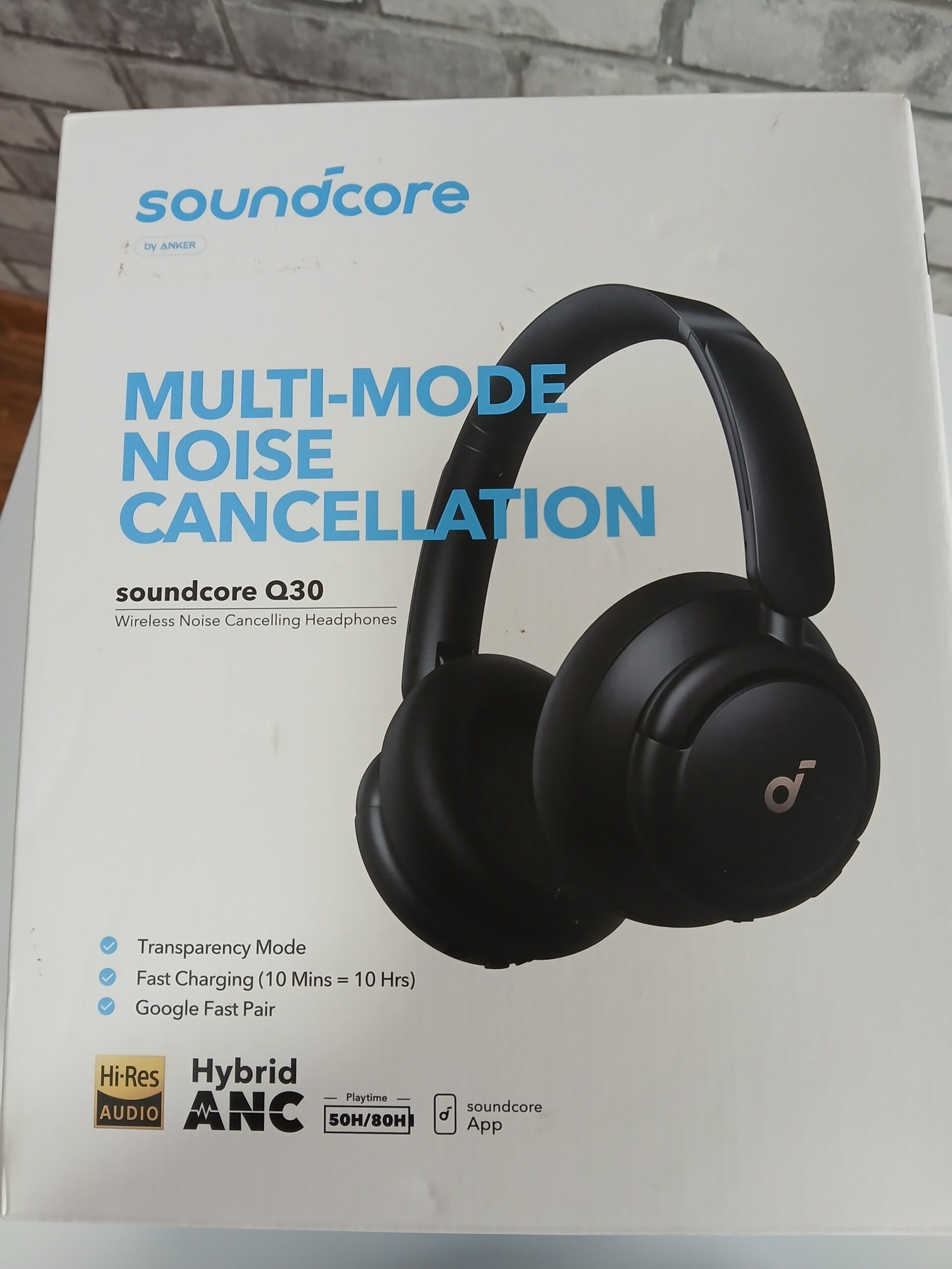 Słuchawki bezprzewodowe Anker Soundcore Life Q30 ANC Hi-Res czarne - obrazek 7