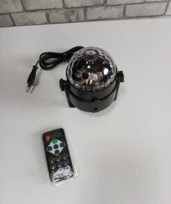 Projektor dyskotekowy kula disco RGB ZQ04001 pilot - obrazek 4