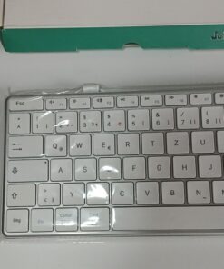 Alternative view of Klawiatura bezprzewodowa Jelly Comb 2.4G metalowa ultra slim nakładka silikonowa