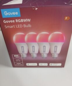 Alternative view of Inteligentne żarówki Smart LED Govee RGBWW E27 9W 800lm Zestaw 4 szt.