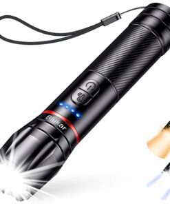 Latarka taktyczna LED Blukar K9186 USB-C zoom 10 trybów