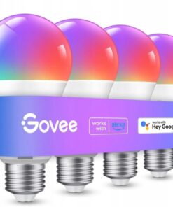 Inteligentne żarówki Smart LED Govee RGBWW E27 9W 800lm Zestaw 4 szt.