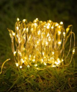 Lampki solarne ogrodowe LED druciki 2 szt. 150 LED 8 trybów