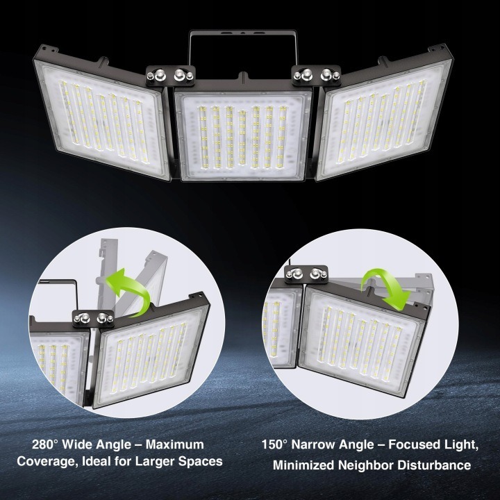 Naświetlacz LED Stasun 600W (3x200W) halogen zewnętrzny IP66