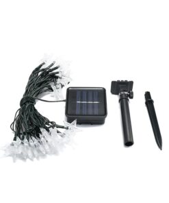 Alternative view of Girlanda solarna LED rozgwiazdy 20 LED lampki ogrodowe ciepła biel 5 metrów