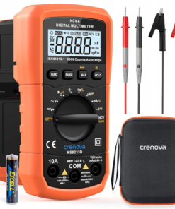 Multimetr cyfrowy Crenova MS8233D miernik uniwersalny Auto-Range etui