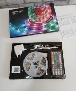Taśma LED RGB 10m zestaw z pilotem zasilacz Light-002