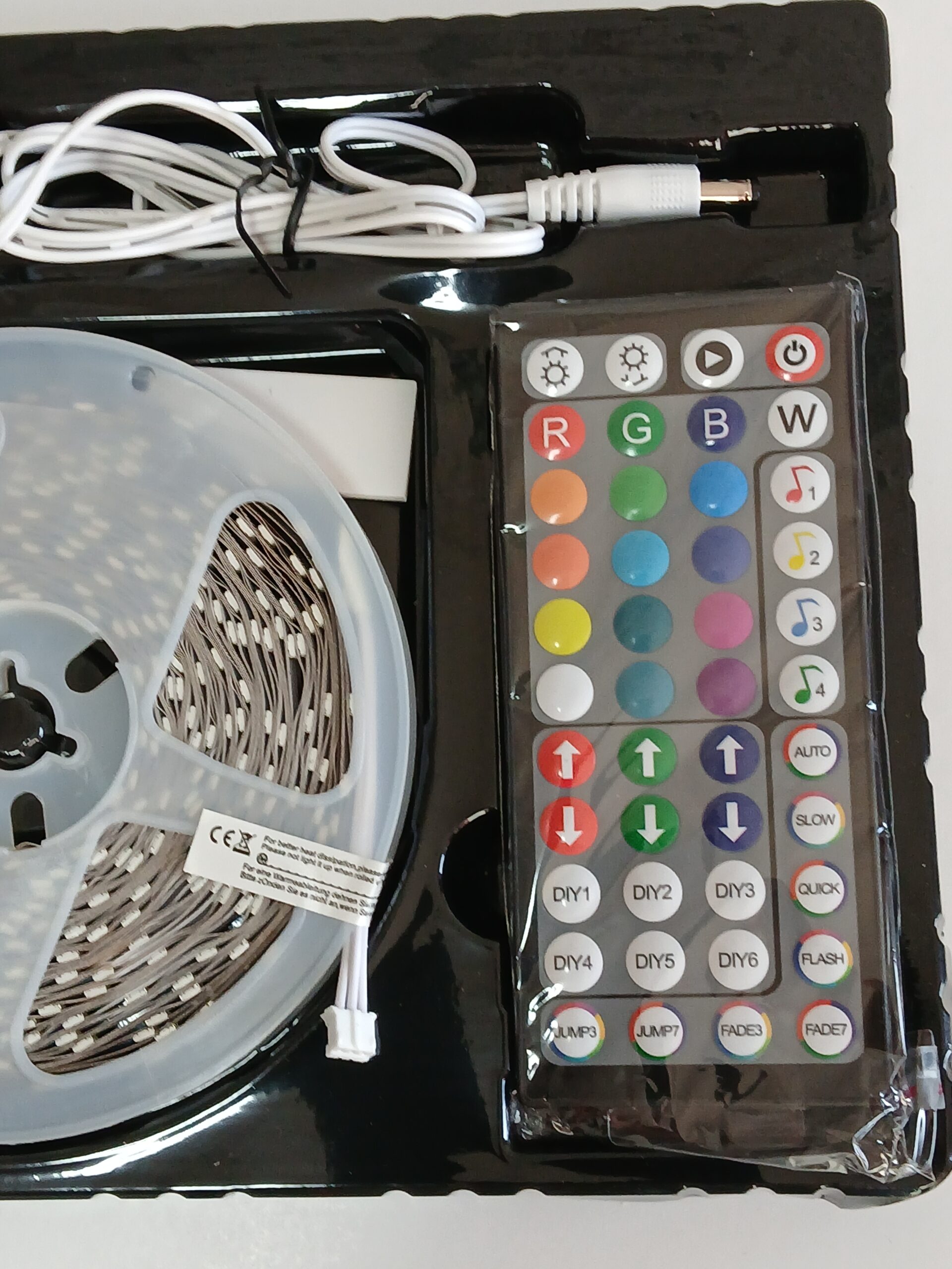 Taśma LED RGB 10m zestaw z pilotem zasilacz Light-002 - obrazek 3