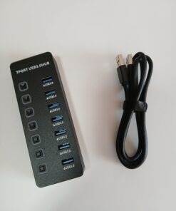 Hub USB 3.0 7 portów Likorlove LK-Hub-L50 z przełącznikami