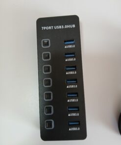 Alternative view of Hub USB 3.0 7 portów Likorlove LK-Hub-L50 z przełącznikami