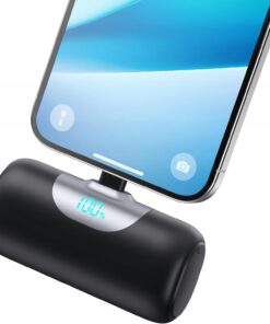 Przenośny mini powerbank wtykowy do iPhone / Lightning 5500mAh