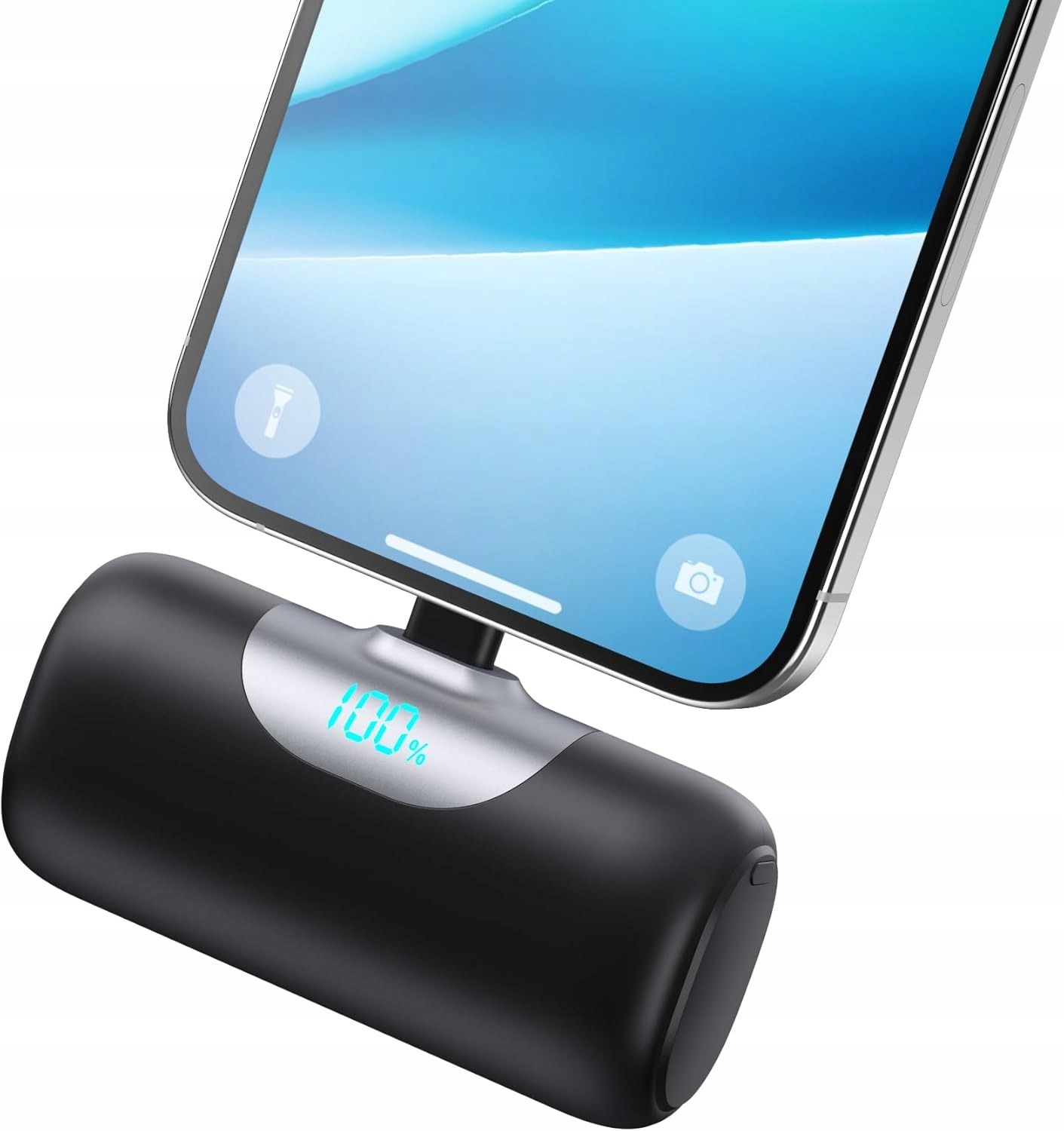 Przenośny mini powerbank wtykowy do iPhone / Lightning 5500mAh